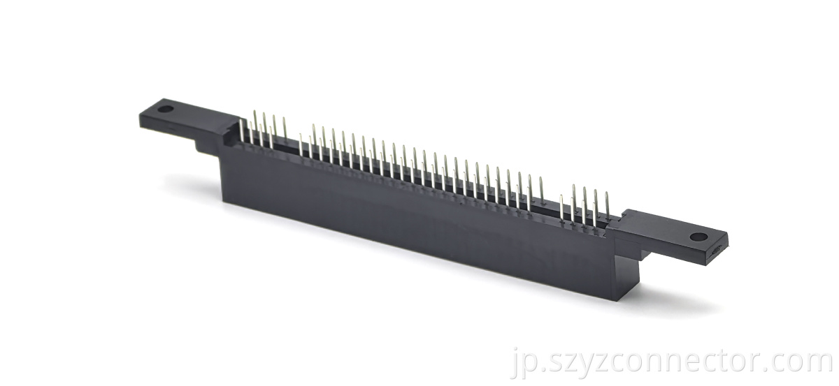 Super Plug Straight DIP Black Plastic 2*31P